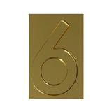 S&T NUMBERING ARABIC 6 91-GOLD