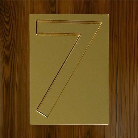 S&T NUMBERING ARABIC 7 91-GOLD