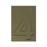 S&T NUMBERING ARABIC 4 91-GOLD