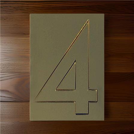 S&T NUMBERING ARABIC 4 91-GOLD