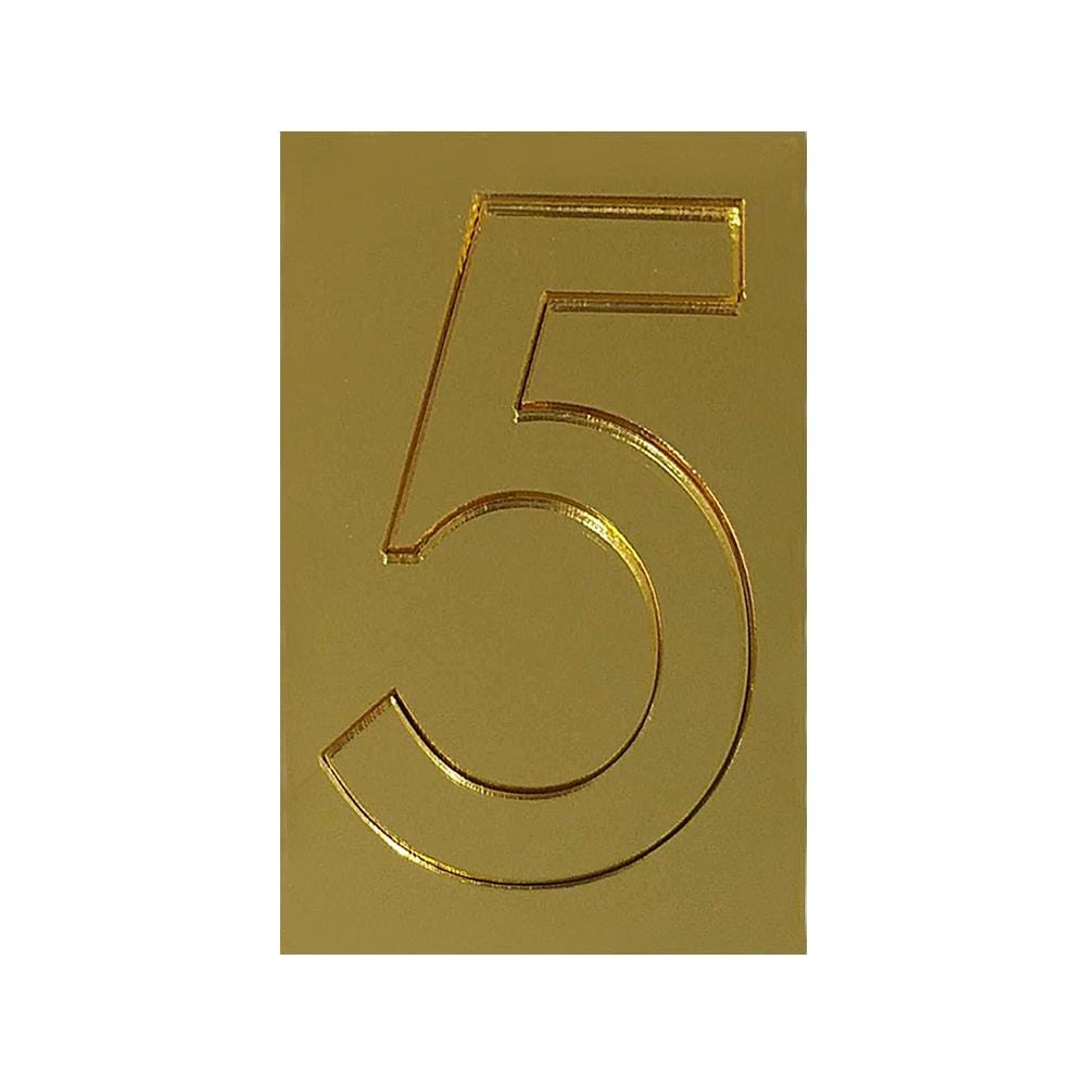 S&T NUMBERING ARABIC 5 91-GOLD