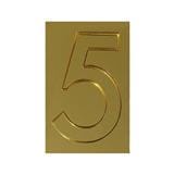 S&T NUMBERING ARABIC 5 91-GOLD