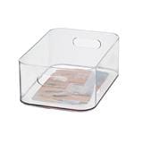 CLEAR STORAGE BOX WITH HANDLES KEYWAY 15.1X22.1X8.6CM TLS100