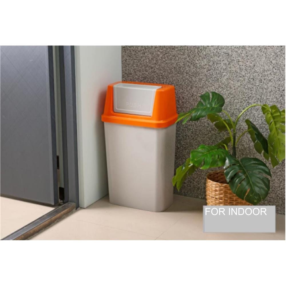 OUTDOOR GARBAGE BIN KEYWAY 45L CV453 ORANGE