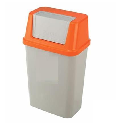 OUTDOOR GARBAGE BIN KEYWAY 45L CV453 ORANGE