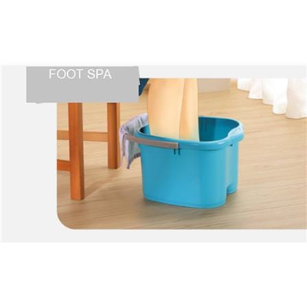 FOOT SPA BUCKET KEYWAY 18L BX6 BLUE