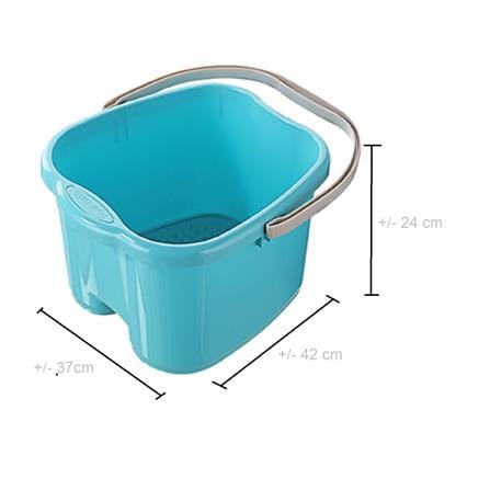FOOT SPA BUCKET KEYWAY 18L BX6 BLUE