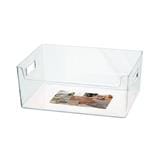 CLEAR STORAGE BOX WITH HANDLES KEYWAY 33.7X24X13.7CM TLS840
