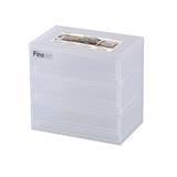 SMALL DRAWER BOX KEYWAY 3 COMPARTMENT 25.8X16X24.7CM DM33 WHITE