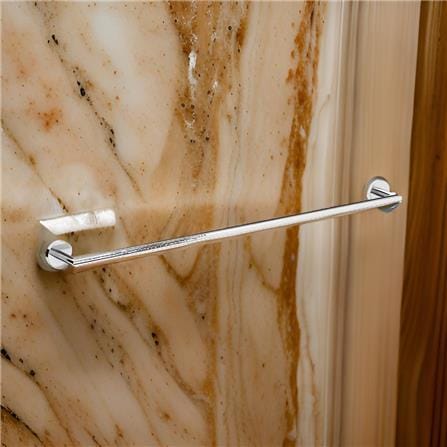 JOHNSON SUISSE TOWEL RACK 80CM WBBA100266CP POLISHED