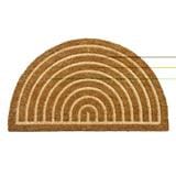 HLS DUST MAT COIR ARCHER 45X75CM BROWN