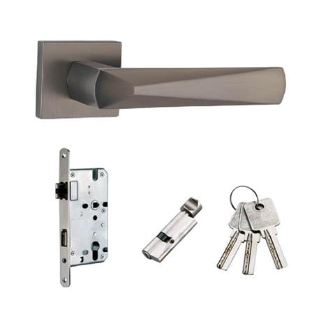 ARTSAFE DESIGN LEVER HANDLE MORTISE SET MLCSAS9007 DARK UMBER