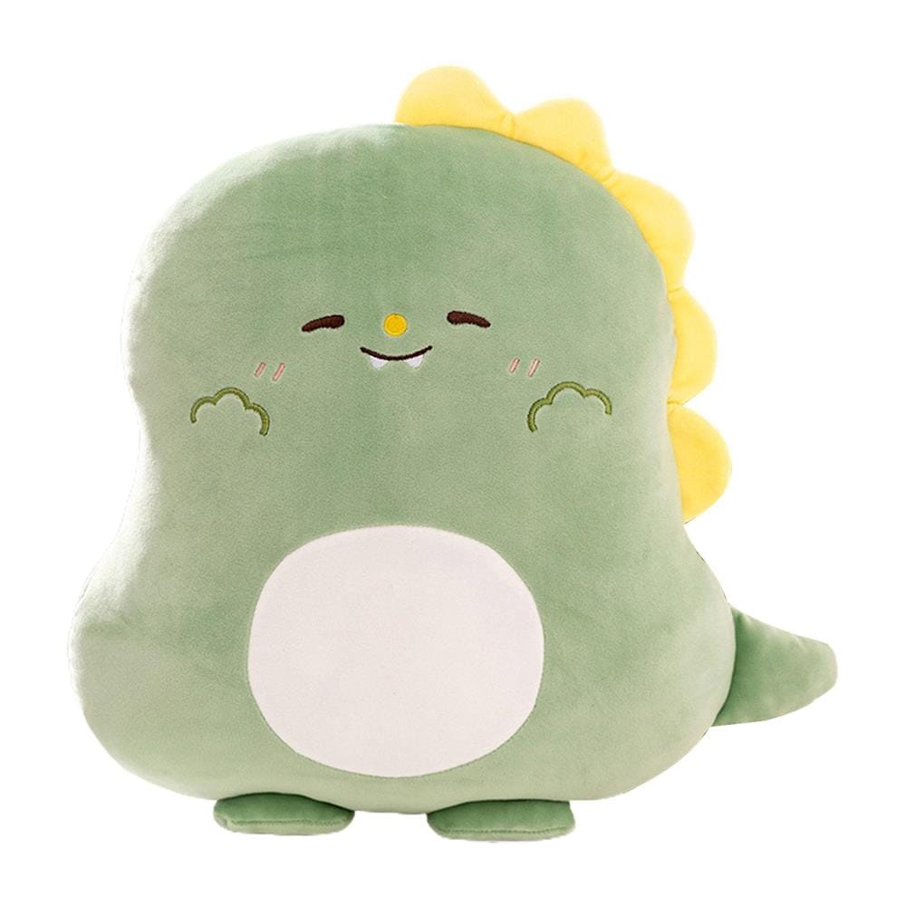 HLS PLUSH CUSHION B-DINO 40CM GREEN