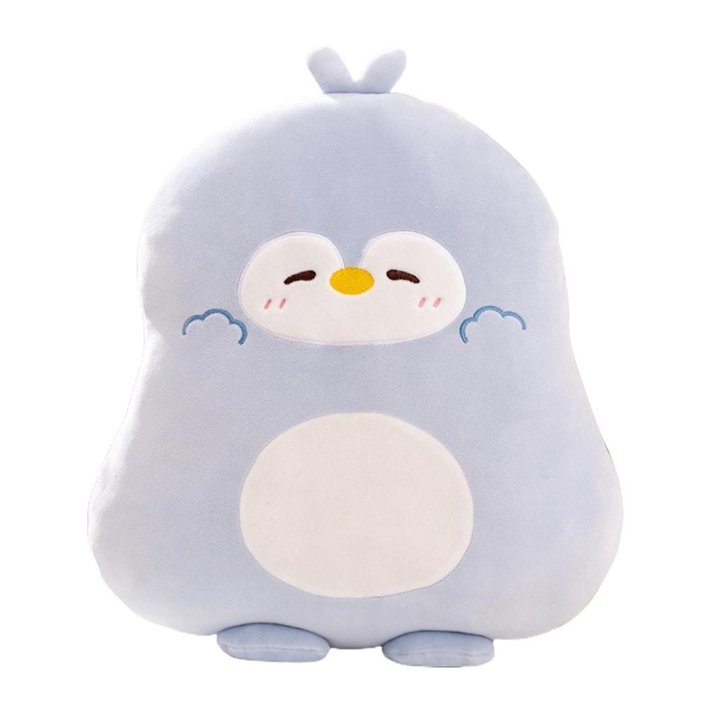 HLS PLUSH CUSHION B-PENGUIN 40CM BLUE