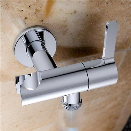 JOHNSON SUISSE LIRA 1/2" ANGLE VALVE WITH HANDSHOWER HOLDER WBFA301676CP