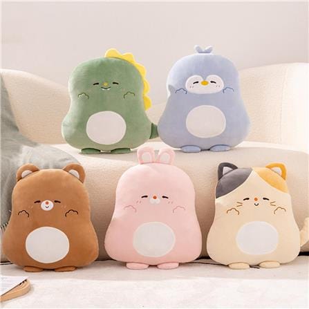 HLS PLUSH CUSHION B-BEAR 40CM BROWN
