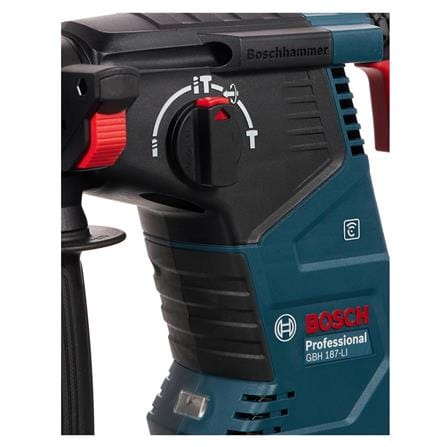 BOSCH 18V CORDLESS ROTARY HAMMER GBH187-LI ONE CHUCK KIT (X2 4.0Ah BATTERIES)
