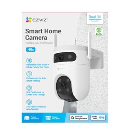 EZVIZ SMART HOME OUTDOOR PAN & TILT CAMERA DUAL-LENS H9C DUAL 5MP