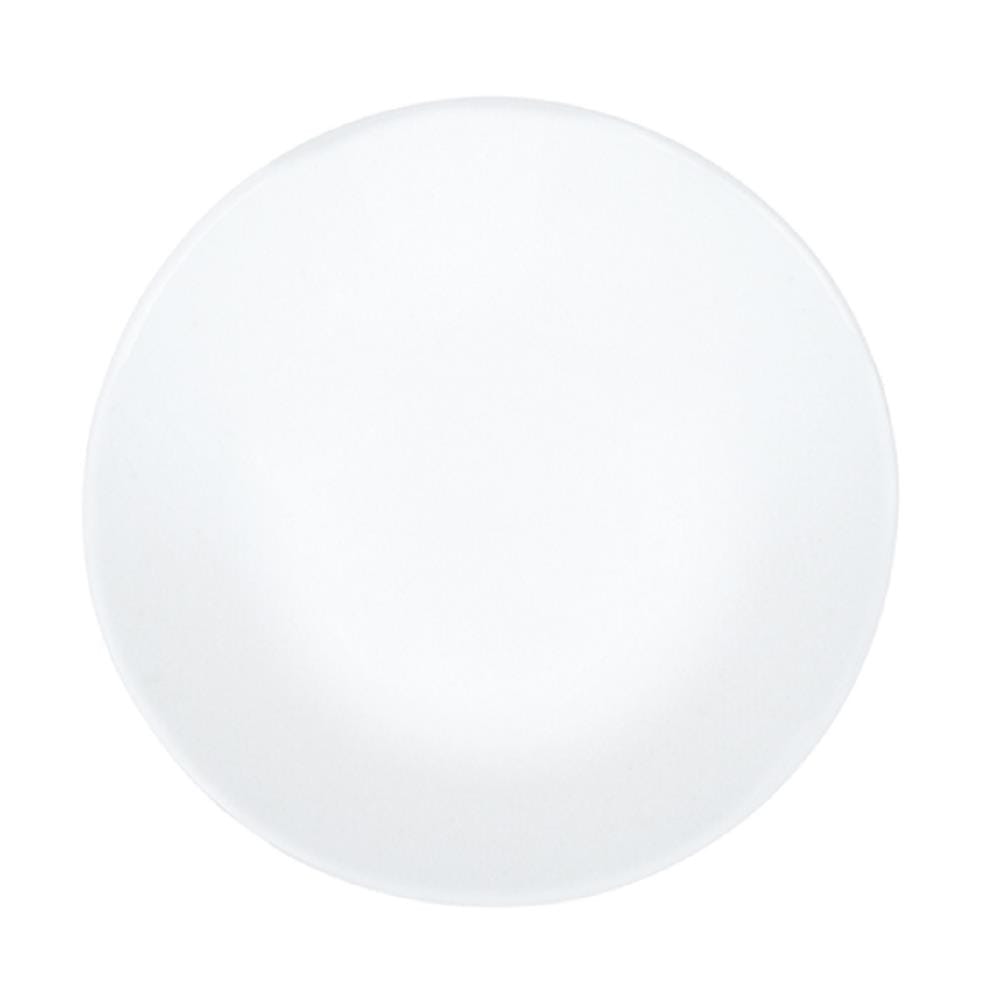 OPAL GLASS DEEP PLATE 8.5" KECH AURA WHITE