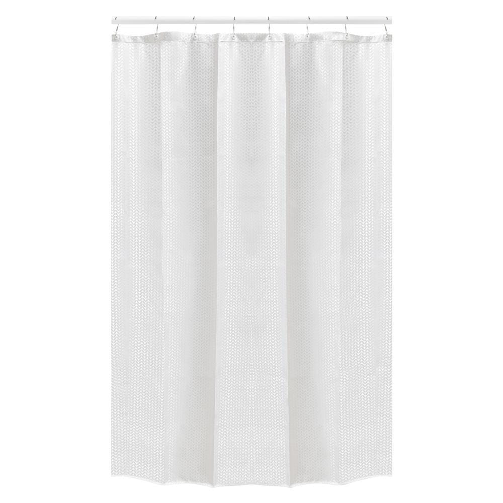 MOYA SHOWER CURTAIN ST13311-0601 180x180CM WHITE