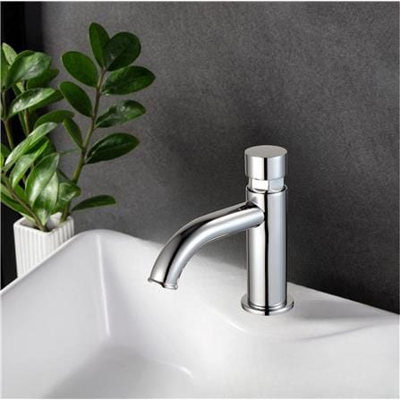 JOHNSON SUISSE BASIN FAUCET SELF CLOSING WBFA301624CP CHROME