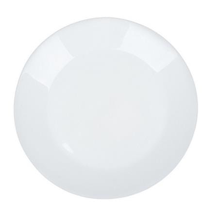 PLATE ROUND OPAL GLASS 10" KECH AURA WHITE