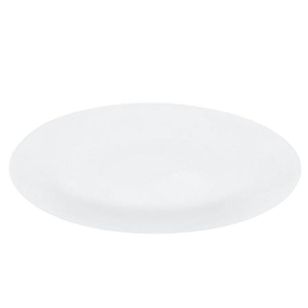 PLATE ROUND OPAL GLASS 10" KECH AURA WHITE