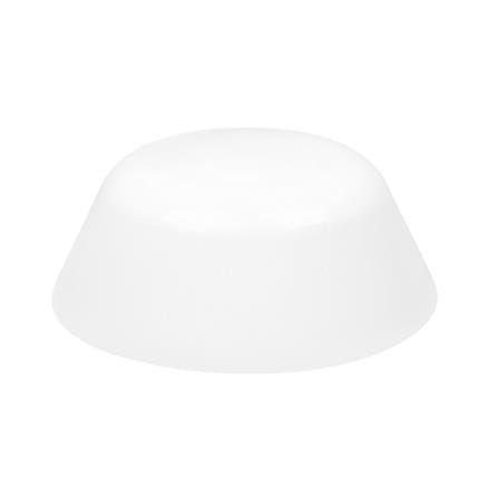 OPAL GLASS BOWL 7.5" KECH AURA WHITE