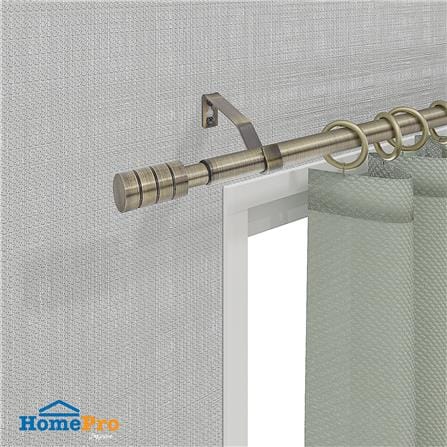 HLS CURTAIN ROD 19MM CANDERA 120-210CM BRASS