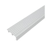 TARA STEP NOSING 50MM MATT SILVER 2M ALUMINIUM