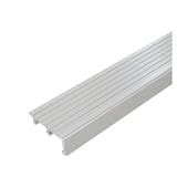 TARA STEP NOSING 50MM SILVER 2M ALUMINIUM