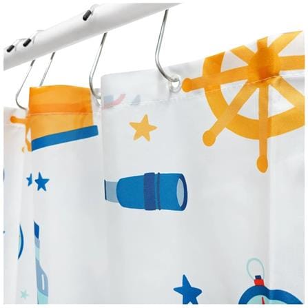 MOYA SHOWER CURTAIN MCDC00047 180x180CM WHITE