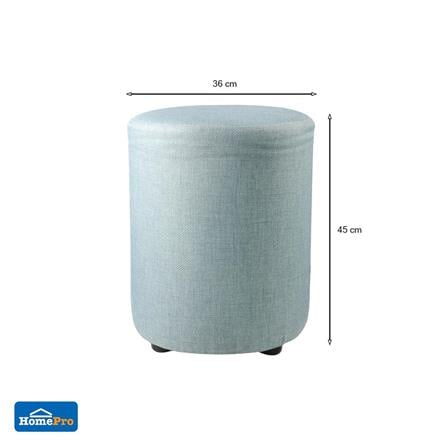 STOOL ROUND FURDINI CUZCO BLUE [EXCLUSIVE FROM HOMEPRO THAILAND]