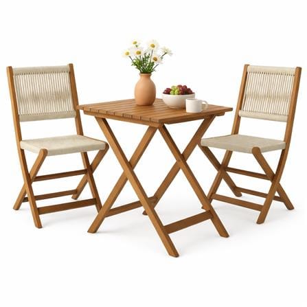CORDELL 2-SEAT OUTDOOR FURNITURE (T60CM SQUARE TABLE)