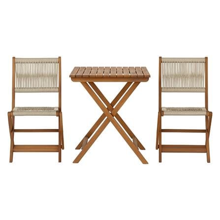 CORDELL 2-SEAT OUTDOOR FURNITURE (T60CM SQUARE TABLE)