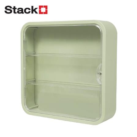 FIGURE DISPLAY CASE STACKO 29.5X8X29.5CM GREEN