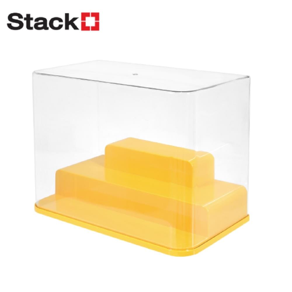 MODEL DISPLAY BOX STACKO 31X17.5X23CM YELLOW