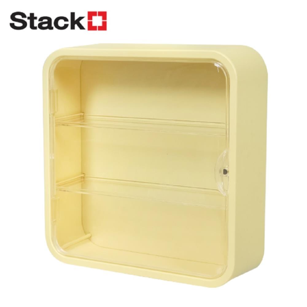 FIGURE DISPLAY CASE STACKO 29.5X8X29.5CM YELLOW