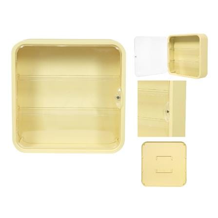 FIGURE DISPLAY CASE STACKO 29.5X8X29.5CM YELLOW
