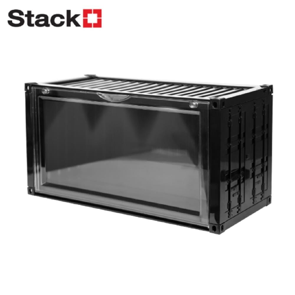 MODEL BOX WITH LIGHT STACKO 35.5X19X17.5CM BLACK