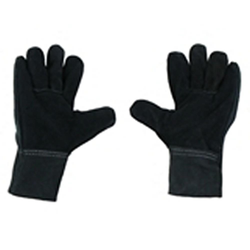 PROSIRY SAFE GLOVES LEATHER HEAT RESISTANCE 10" BLACK/GREY