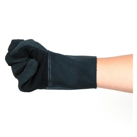 PROSIRY SAFE GLOVES LEATHER HEAT RESISTANCE 12" BLACK/GREY