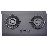 ELBA GAS HOB EGH-Q8622D(GR) 2BURNER 5.5KW 78CM HOB LINK TECHNOLOGY
