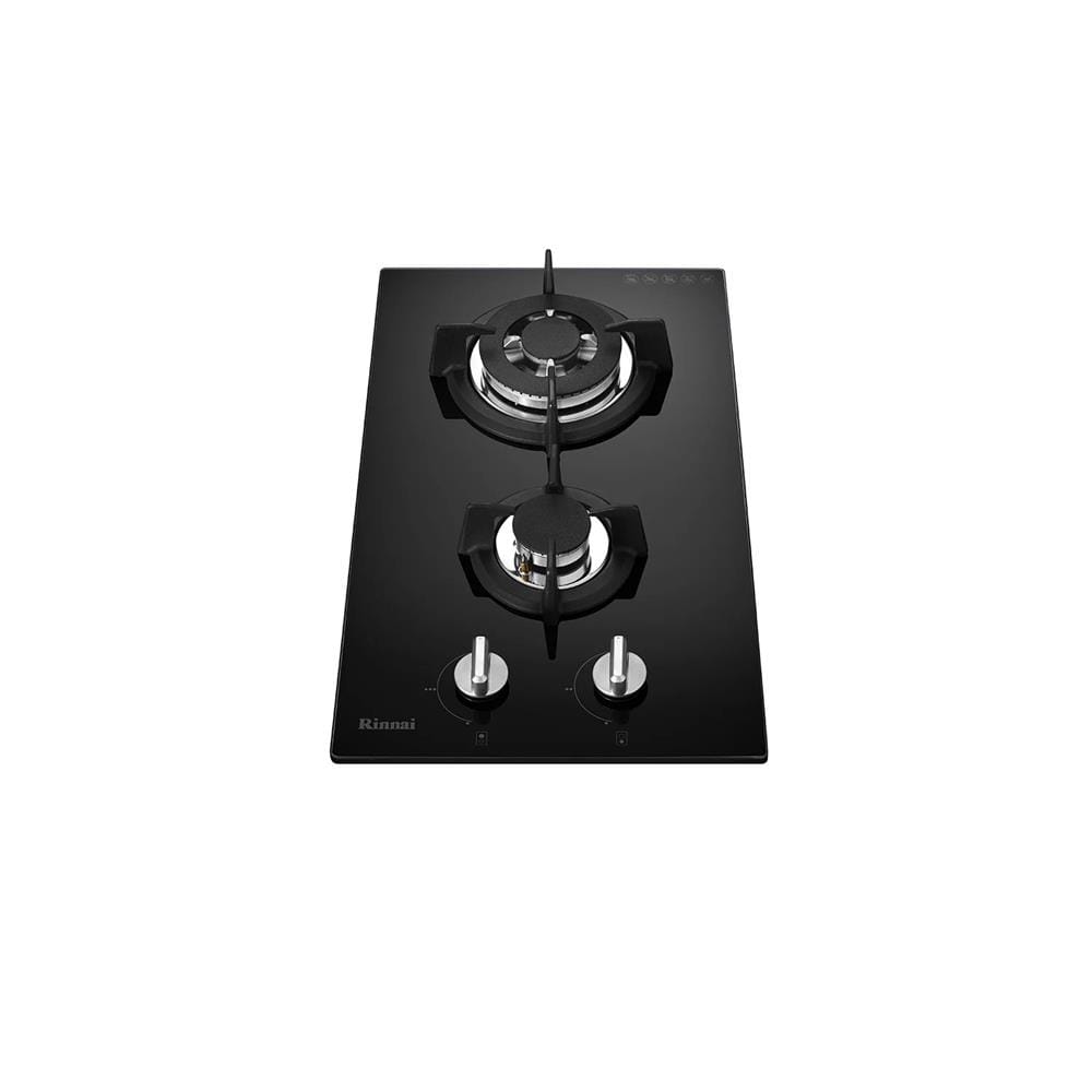 RINNAI DOMINO GAS HOB RB-3312S-GBS 2BURNER 3.5KW 31CM