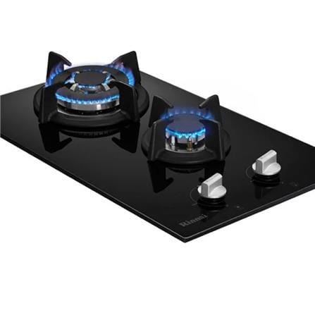 RINNAI DOMINO GAS HOB RB-3312S-GBS 2BURNER 3.5KW 31CM