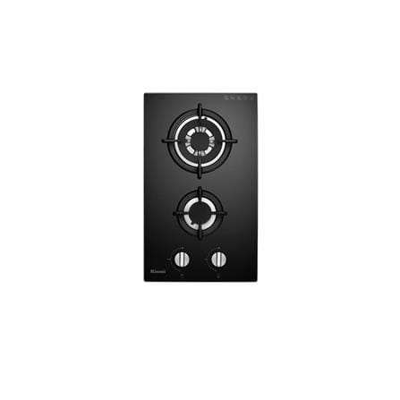 RINNAI DOMINO GAS HOB RB-3312S-GBS 2BURNER 3.5KW 31CM