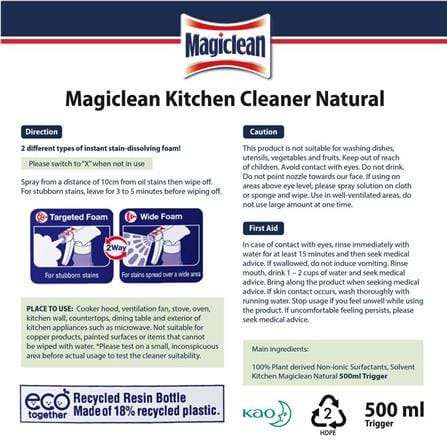 MAGICLEAN KITCHEN NATURAL 500ML