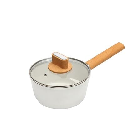 FUKURO SHIRO 3IN1 CERAMIC NON-STICK COOKWARE SET (FP26 + SP18 +Glass Lid)