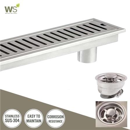 WS TRAP RAIL FLOOR DRAIN TSD-600 60CM