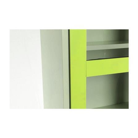 HIGH STEEL CABINET KIOSK MAX-052 WHITE/GREEN [EXCLUSIVE FROM HOMEPRO THAILAND]